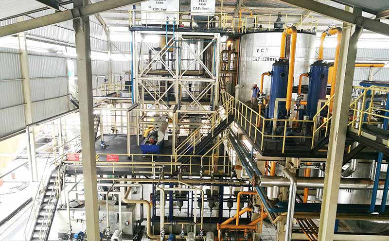 Línea de producción de aceite de palma