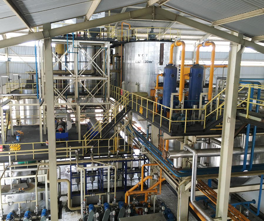 Línea de producción de aceite de palma