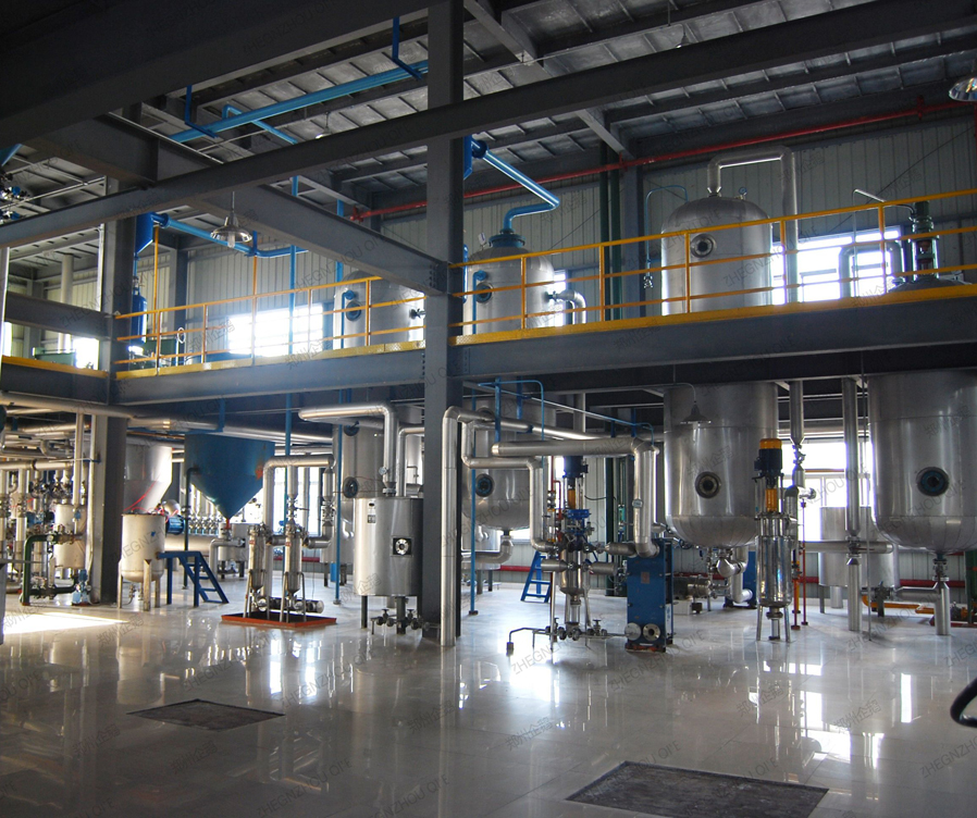 Planta de refinería de aceite de palma
