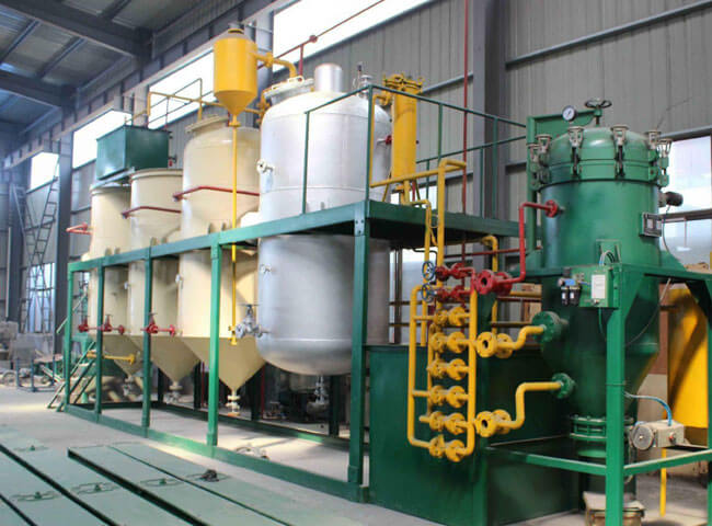 Costo de una planta refinadora de aceite de palma